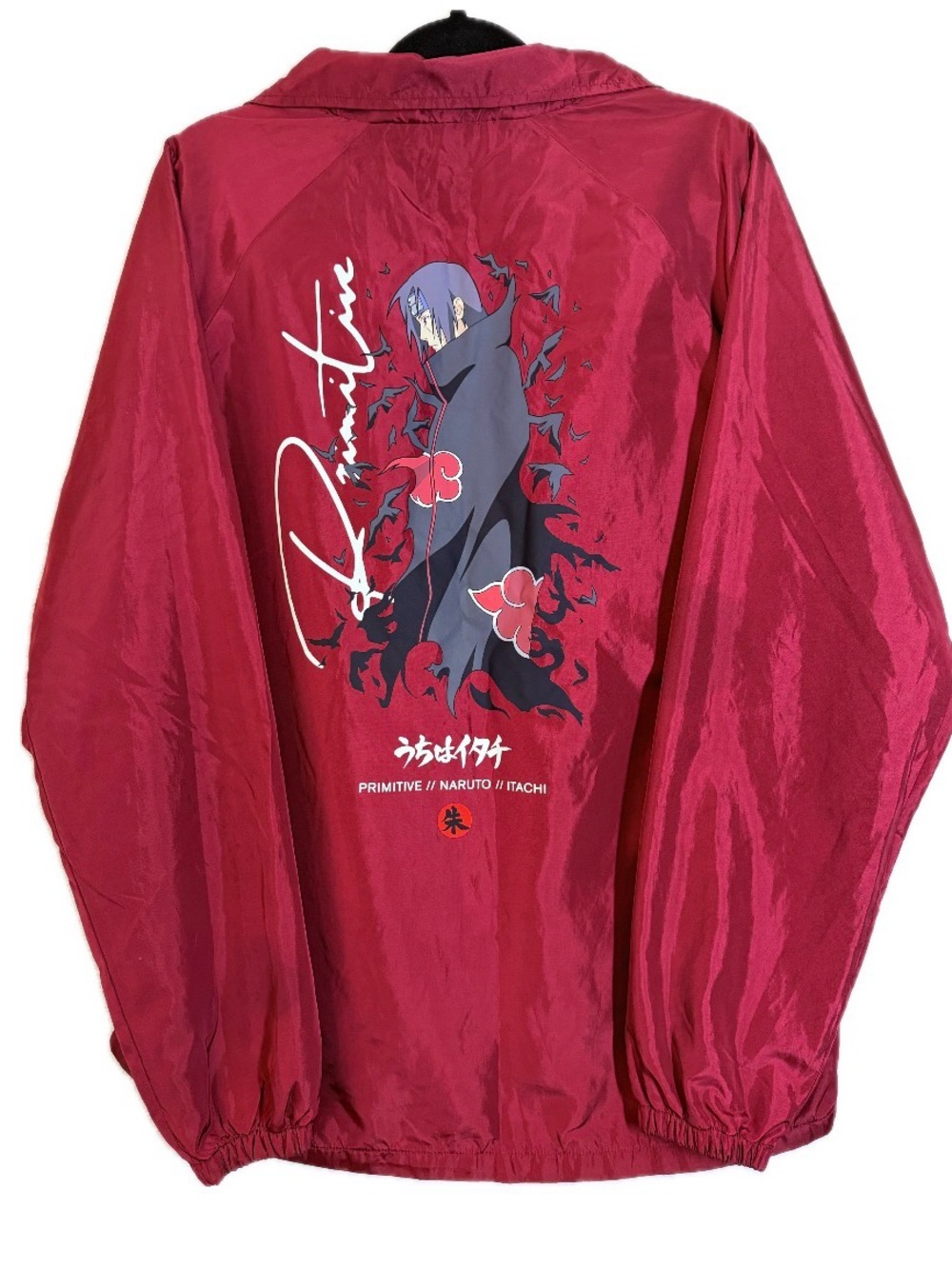 Primitive Maroon Snap-Front Naruto Jacket - Picture 2 of 4